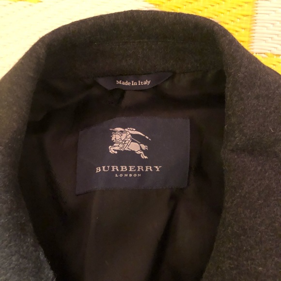 Burberry London men’s Charcoal wool men’s coat - Picture 4 of 4